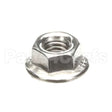 60563 Compatible Blodgett Nut M5 A2 W/Flange, Serr Ated