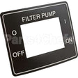 60609 Compatible Henny Penny Decal Filter Power Switc H Ofe