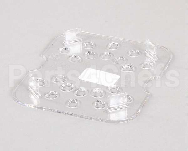 60CWD-135 Cambro 1/6 Size Clear Camwear Food Pan Drain Sh