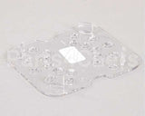 60CWD-135 Cambro 1/6 Size Clear Camwear Food Pan Drain Sh
