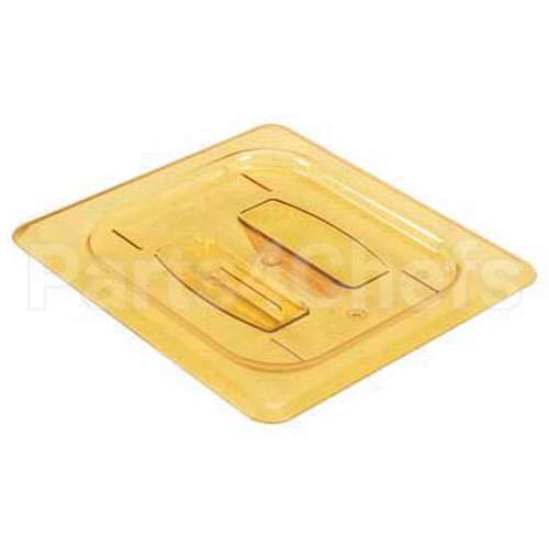 60HPCH(150) Compatible Cambro Hot Lid 1/6 Sz Solid-150 Amber