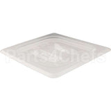 60PPCH190 Compatible Cambro Cover 1/6 Size Solid Semi-Clear Plastic