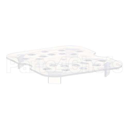 60PPD-190 Compatible Cambro Drain Shelf 1/6 -190 Translucent