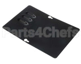61141 Grindmaster Cecilware Plate, Back Access-Pic Blk