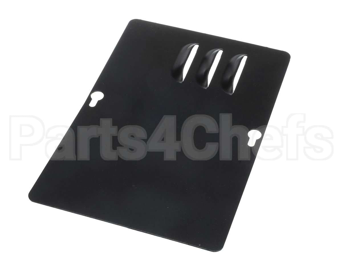 61141 Grindmaster Cecilware Plate, Back Access-Pic Blk