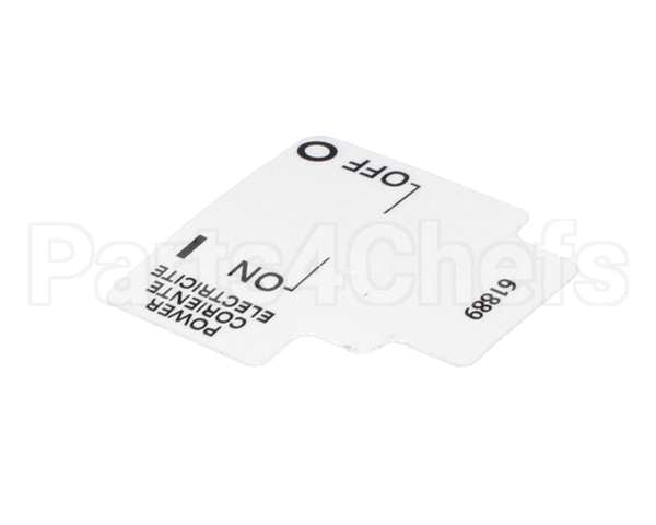 61889 Grindmaster Cecilware Label, Power On/Off Pic