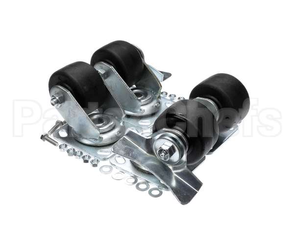 61C01-018D-01 Beverage Air Kit-Caster, 3" Plate, Lv/Mm/H