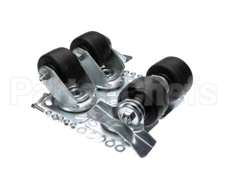 61C01-018D-01 Beverage Air Kit-Caster, 3" Plate, Lv/Mm/H