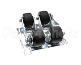61C01-018D-01 Beverage Air Kit-Caster, 3" Plate, Lv/Mm/H