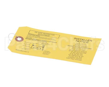 620913803 Cornelius Tag Ice Gate Adjustment