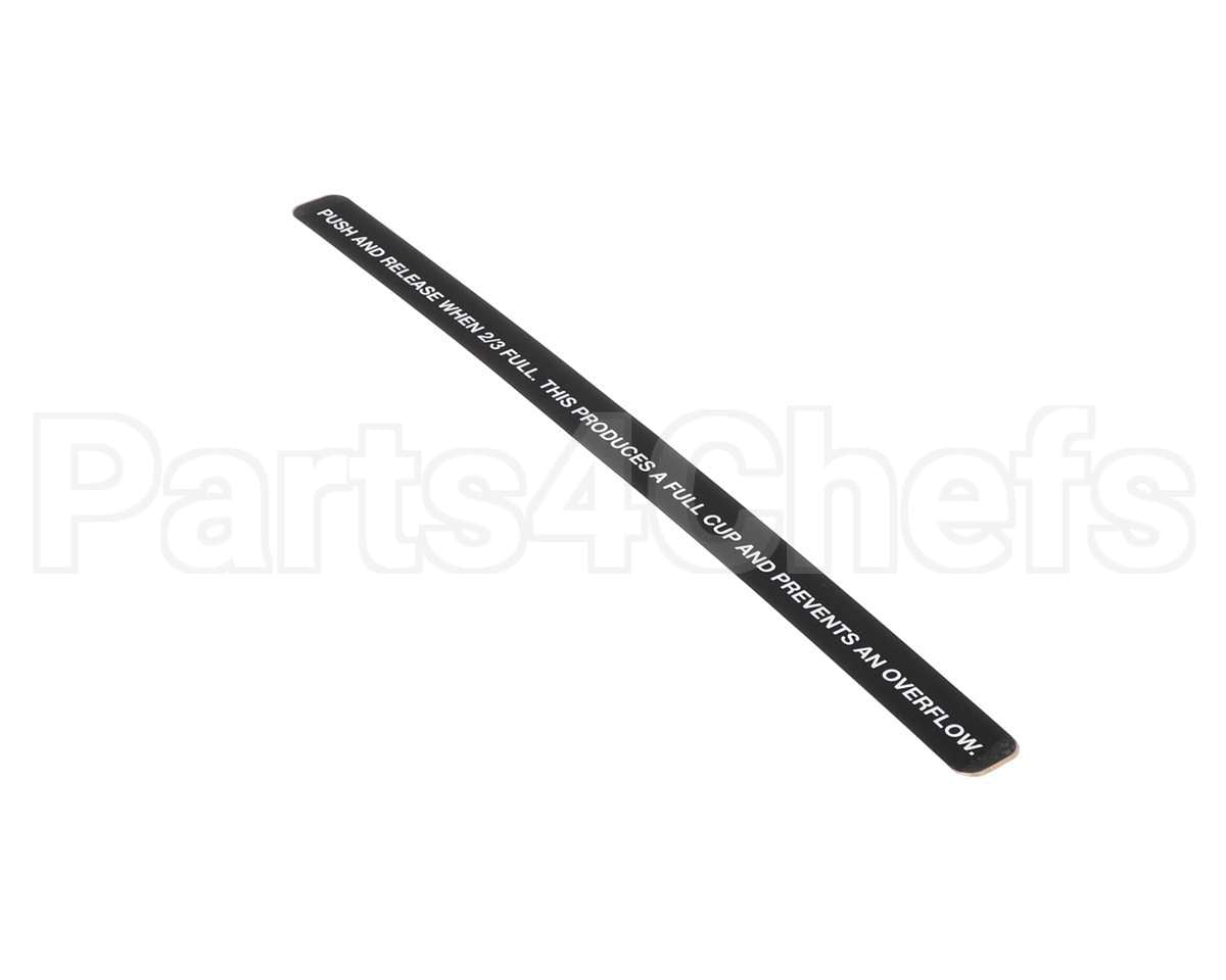 62856 Grindmaster Cecilware Decal,2/3 Full,Pic 5
