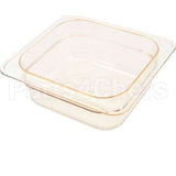 62HP(150) Compatible Cambro Pan, Food, H-Pan, 1/6, 2.5"D, Ambr