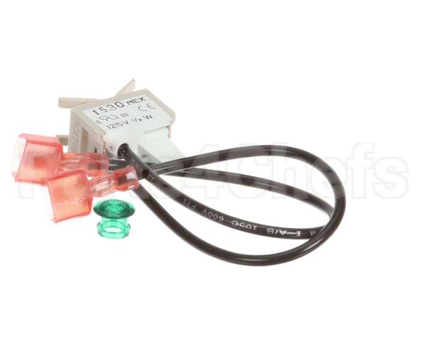 63495 Grindmaster Cecilware Lamp,Green,125V W/Leads