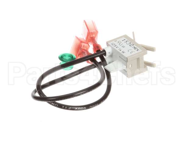63495 Grindmaster Cecilware Lamp,Green,125V W/Leads