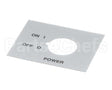63993 Middleby Decal,Power On/Off Ps640S