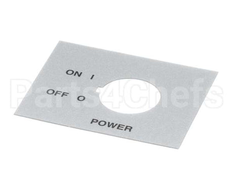 63993 Middleby Decal,Power On/Off Ps640S