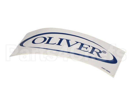 6401-5055 Oliver Nameplatelogo Blue On White