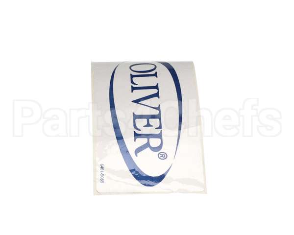 6401-5055 Oliver Nameplatelogo Blue On White