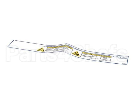 6402-0006 Oliver Nameplate-Technical Supp/Caut