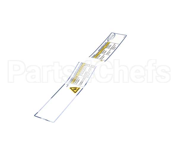 6402-0006 Oliver Nameplate-Technical Supp/Caut
