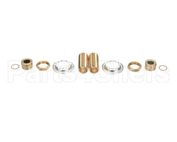 64238 Fisher Close Nipple 1/2 Brs 2Ea
