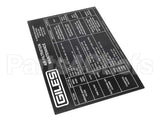 64454 Giles Label, Air Filter Maintenance, Vh Units