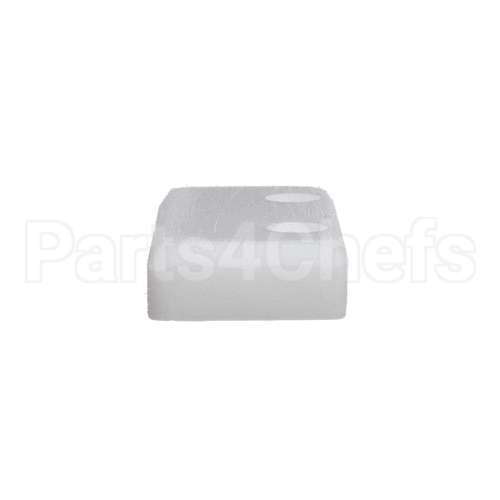 6508 Douglas Machines White Delrin Foot Block Pt Cpt