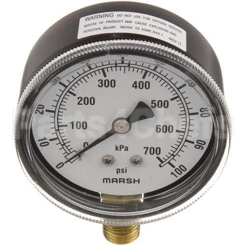 66851000100 Compatible Jackson Pressure Gauge 2-1/2, 0-100Psi