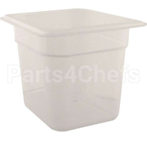 66PP-190 Compatible Cambro Pan 1/6 X 6 Plastic Semi-Clear