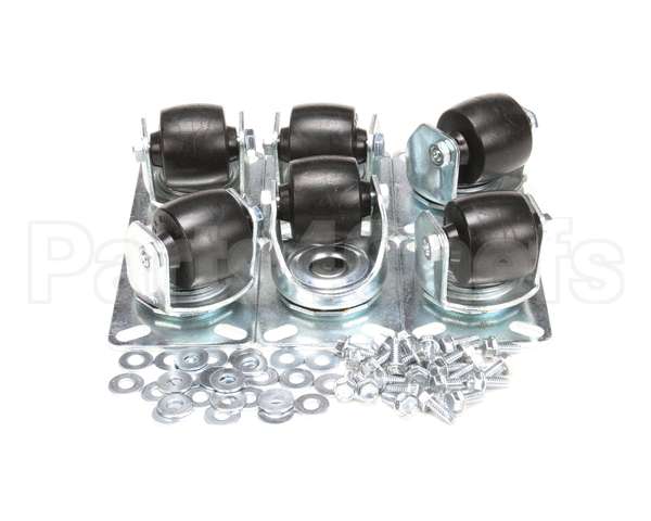 67062 Perlick Caster Kit, Set Of 6, 2-7/8 H