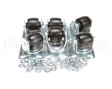 67062 Perlick Caster Kit, Set Of 6, 2-7/8 H