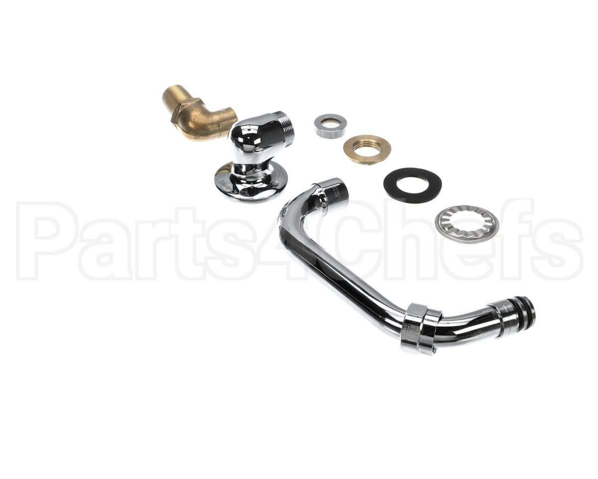 67419-6W-LF Perlick Swing Spout, 6, Wall Mnt, 1/2