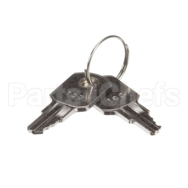 67876 Compatible Perlick Key, Lock, Sliding Door, Black