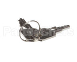 67876 Perlick Key, Lock, Sliding Door, Black