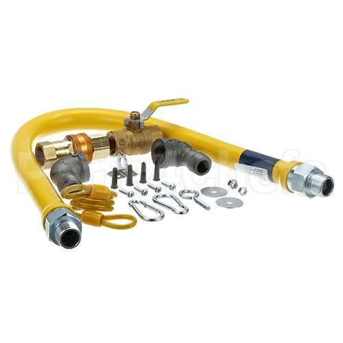 68005956 Compatible Dormont Mavrik Gas Hose Kit, 3/4" X 36"