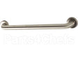 6806X42 Compatible Bobrick Bar, Grab, 42", 1-1/2"Dia, S/S