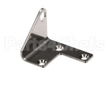 68123-1R Perlick Hinge, Cabinet Side, Bottom