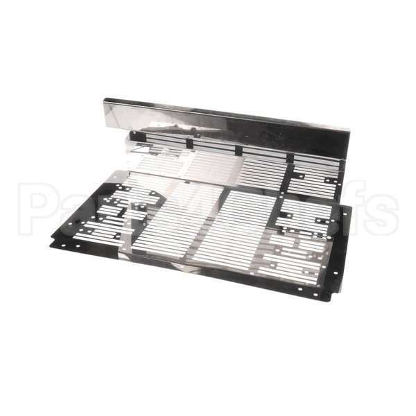 68548-2 Compatible Perlick Grille, Low Side, Slides, Back