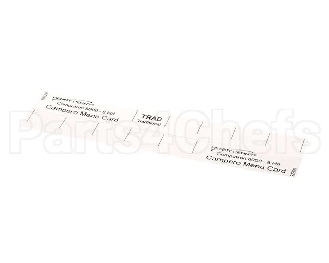 69228 Henny Penny Menu Card-C8000 Campero-8Hd
