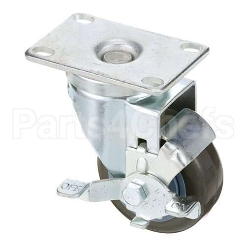 6C523001PPPGTLB Compatible Kason Kason 3 In Plate Caster Swivel, W/ Brake