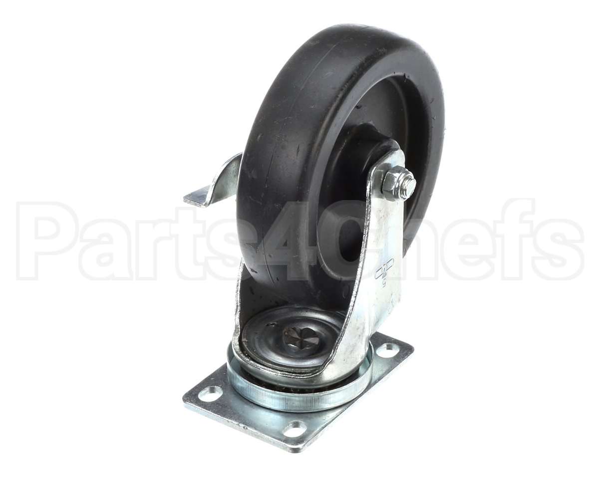 6C525001HDPTLB Kason Plate Mount Caster W/ 5" Wheel & B