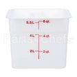 6SFSP-148 Compatible Midwest Appliance Parts Container Sq 6Qt -148 Poly/White