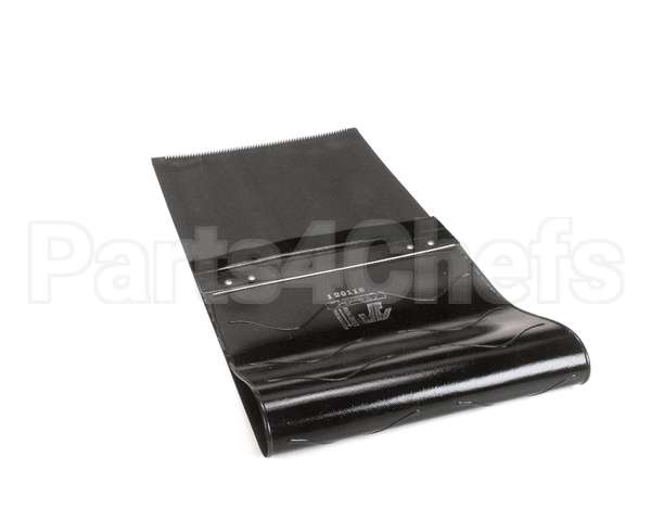 7001095 Antunes Black Wavy Silicone Belt