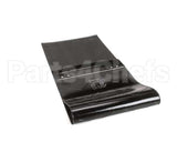 7001095 Antunes Black Wavy Silicone Belt