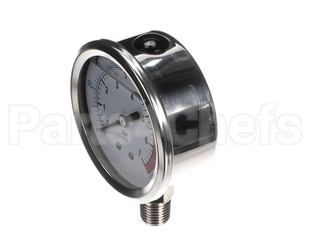7002619 Antunes Gauge, 100Psi, 2.5"Gf, Btmmn