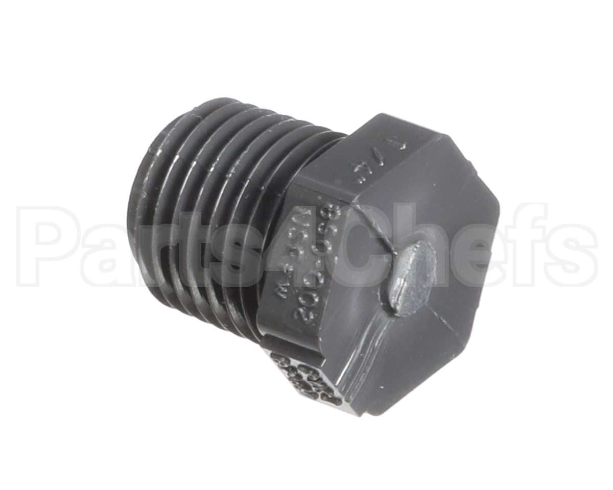 7002627 Antunes Plug, 1/4"Mpt, S80Pvc