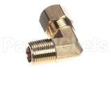 7002672 Antunes Elbow, 1/2"T X 3/8"Mpt, Br