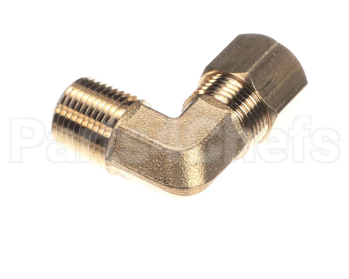 7002672 Antunes Elbow, 1/2"T X 3/8"Mpt, Br