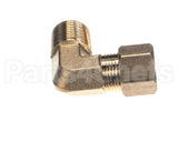 7002672 Antunes Elbow, 1/2"T X 3/8"Mpt, Br
