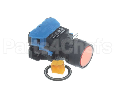 7002781 Antunes Push Button Flush Amber Illuminated